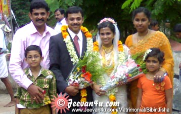 Bibin Jisha wedding Photo